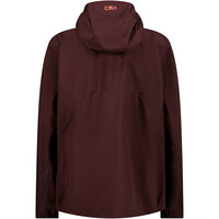 Cmp chaqueta impermeable mujer WOMAN JACKET FIX HOOD vista trasera