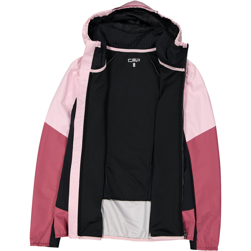 Cmp chaqueta impermeable mujer WOMAN JACKET HYBRID FIX HOOD 03
