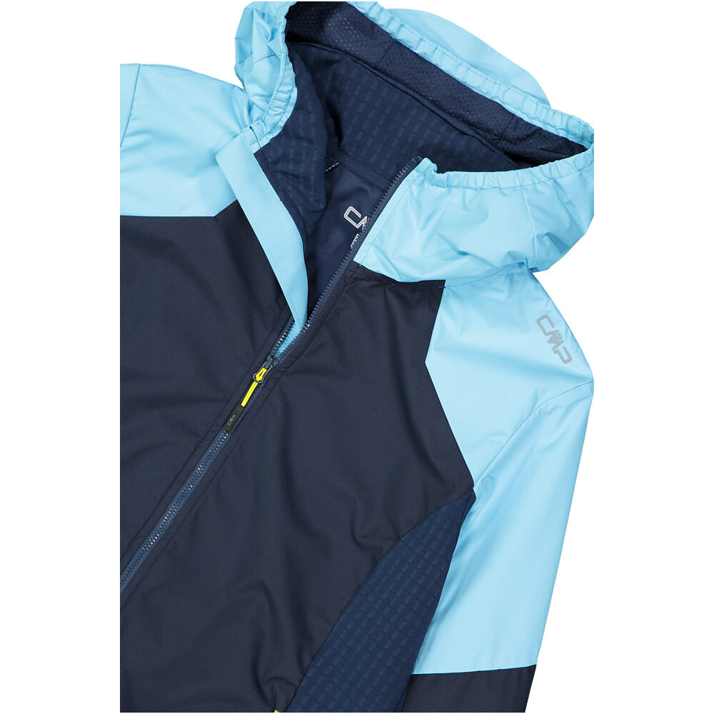 Cmp chaqueta impermeable mujer WOMAN JACKET HYBRID FIX HOOD 04