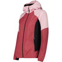 Cmp chaqueta impermeable mujer WOMAN JACKET HYBRID FIX HOOD vista detalle