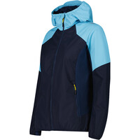 Cmp chaqueta impermeable mujer WOMAN JACKET HYBRID FIX HOOD vista detalle