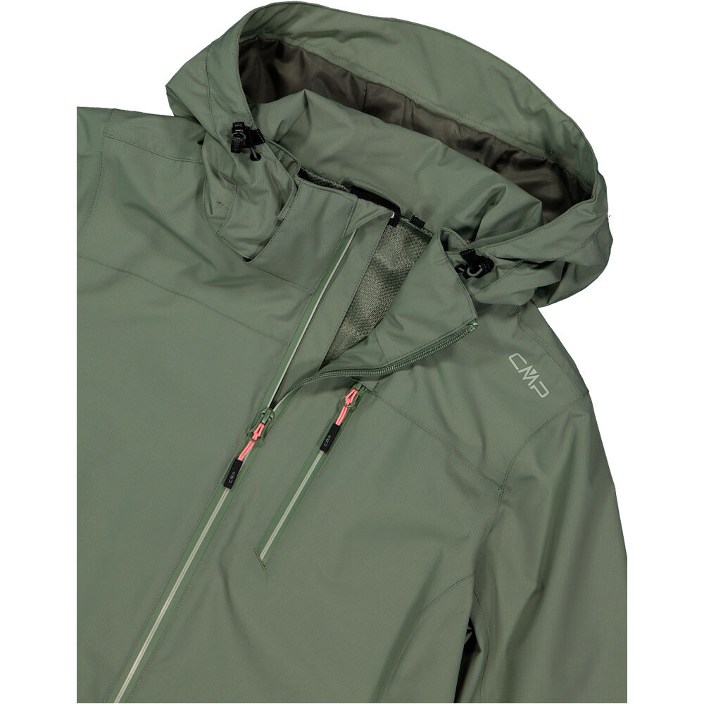 Cmp chaqueta impermeable mujer WOMAN JACKET ZIP HOOD 04
