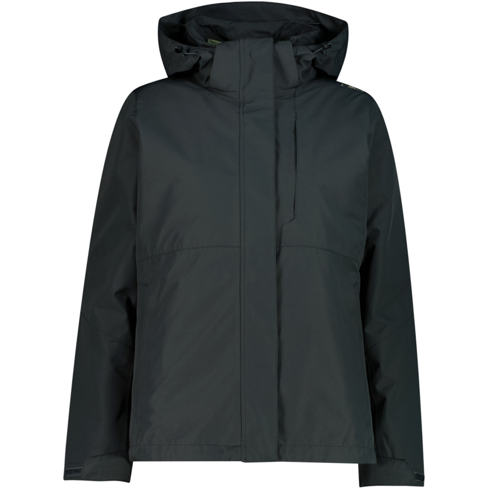 Cmp chaqueta impermeable mujer WOMAN JACKET ZIP HOOD DETACHBLE INN.JACKET vista frontal