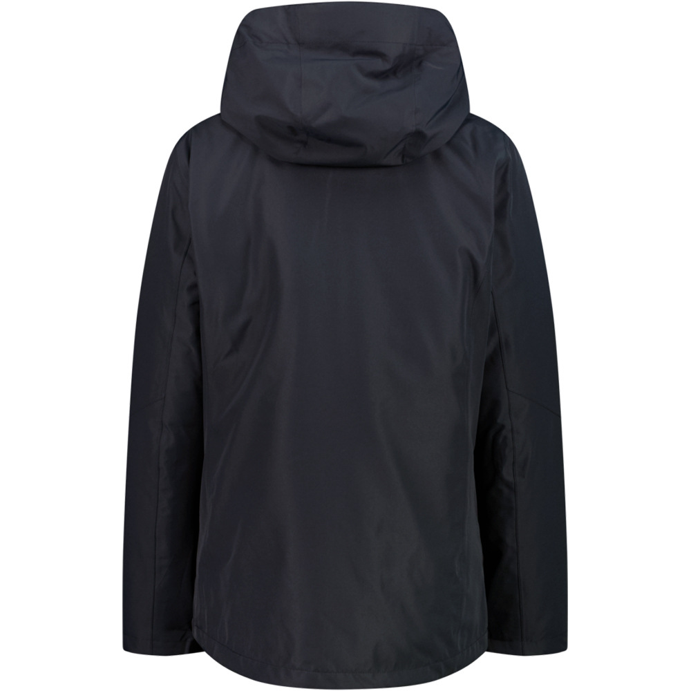 Cmp chaqueta impermeable mujer WOMAN JACKET ZIP HOOD DETACHBLE INN.JACKET vista trasera