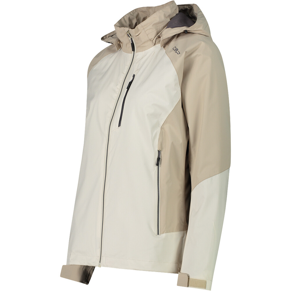 Cmp chaqueta impermeable mujer WOMAN JACKET ZIP HOOD vista detalle