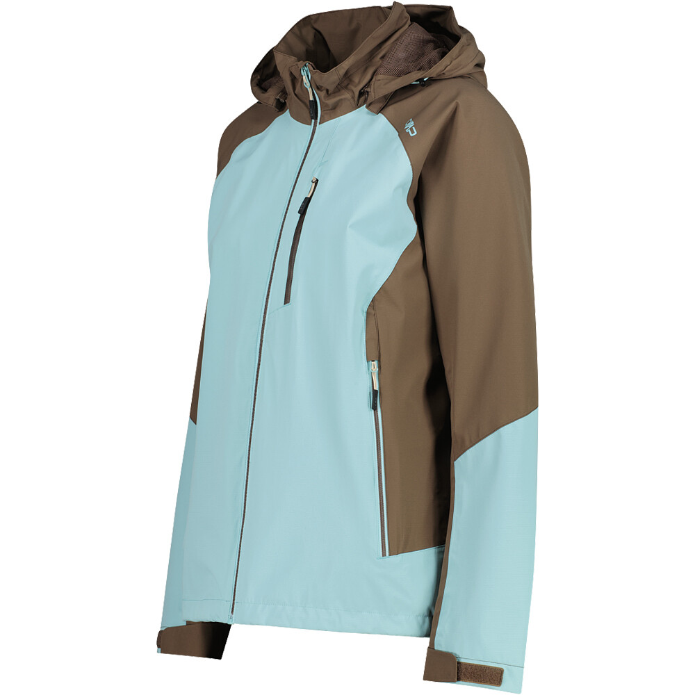 Cmp chaqueta impermeable mujer WOMAN JACKET ZIP HOOD vista detalle
