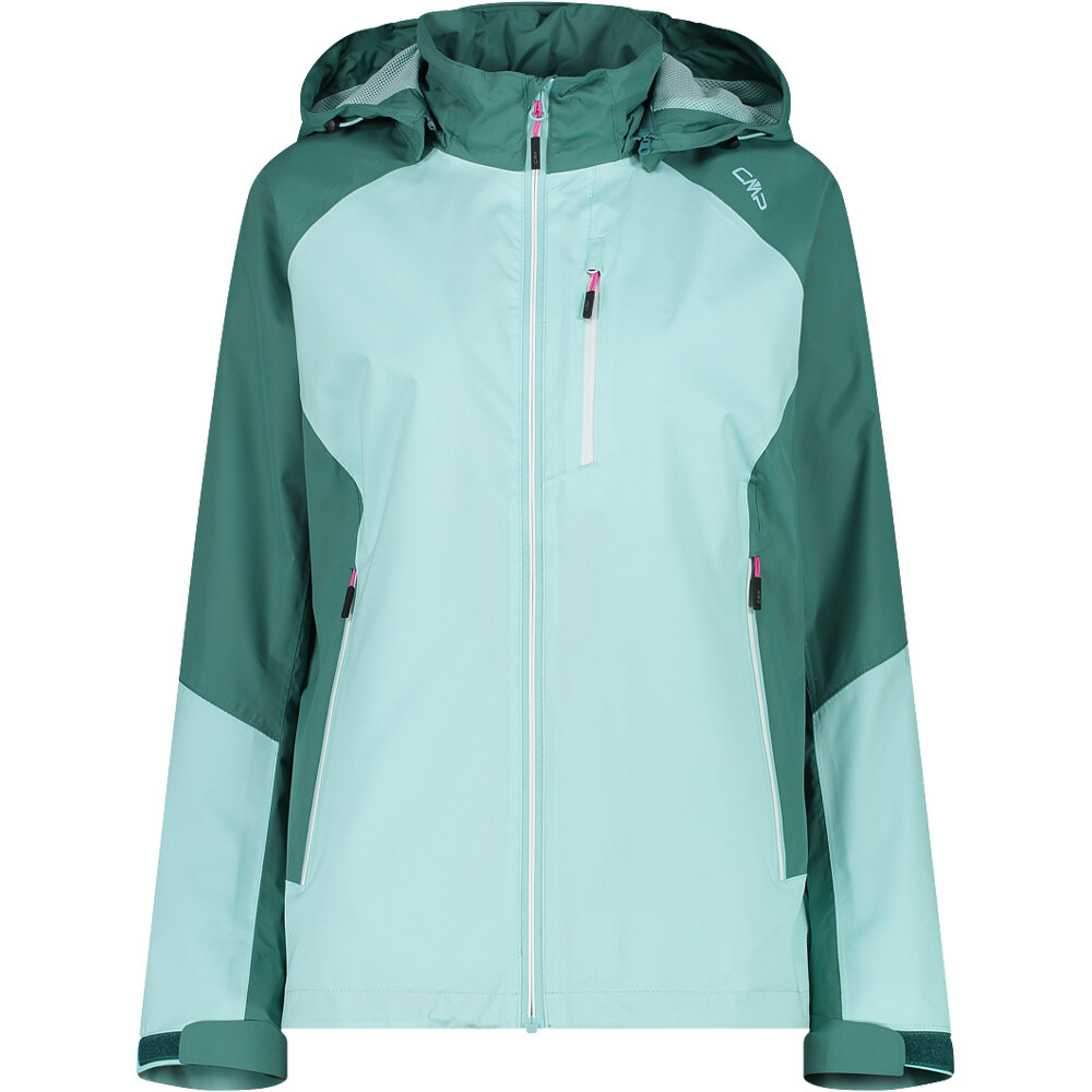 Cmp chaqueta impermeable mujer WOMAN JACKET ZIP HOOD vista frontal