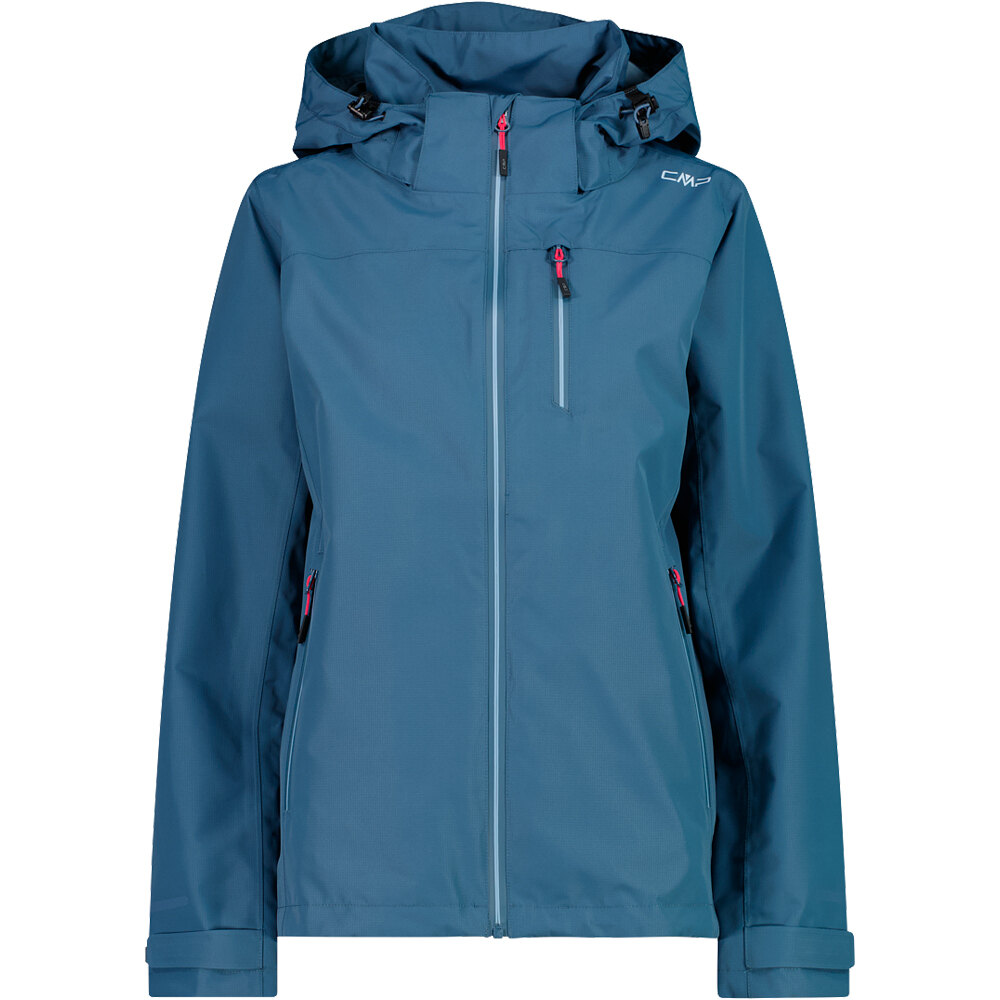 Cmp chaqueta impermeable mujer WOMAN JACKET ZIP HOOD vista frontal