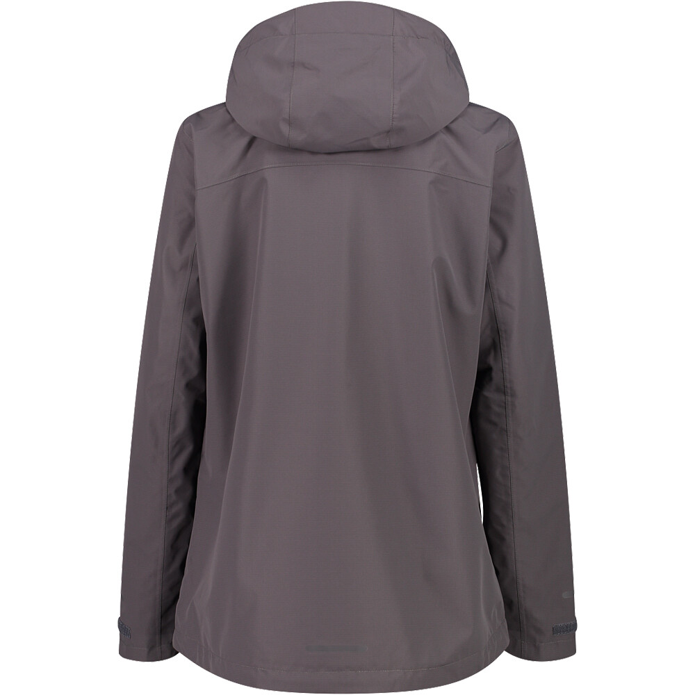 Cmp chaqueta impermeable mujer WOMAN JACKET ZIP HOOD vista trasera