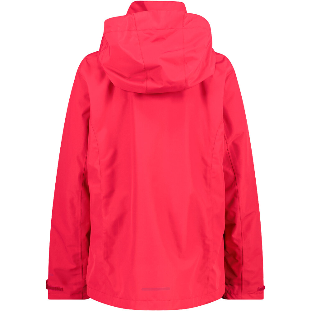 Cmp chaqueta impermeable mujer WOMAN JACKET ZIP HOOD vista trasera