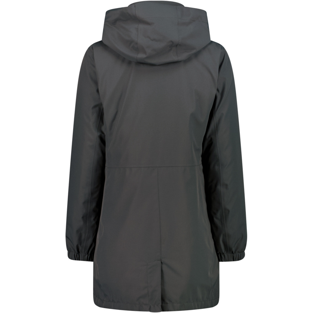 Cmp chaqueta impermeable mujer WOMAN PARKA ZIP HOOD DETACHABLE INN.JACKET vista trasera