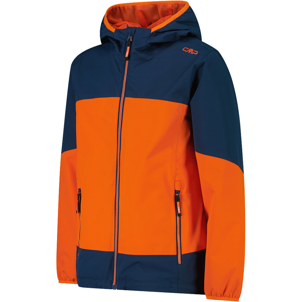 Cmp chaqueta impermeable niño KID JACKET FIX HOOD vista detalle