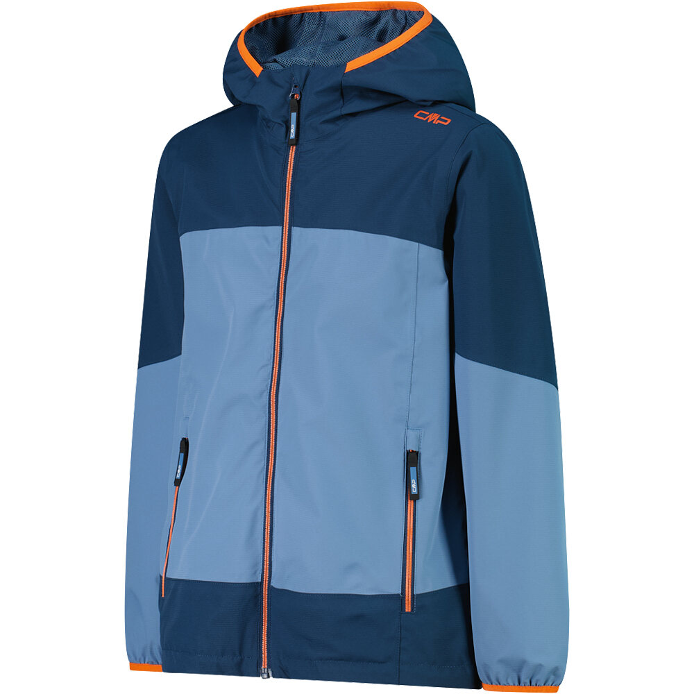 Cmp chaqueta impermeable niño KID JACKET FIX HOOD vista detalle
