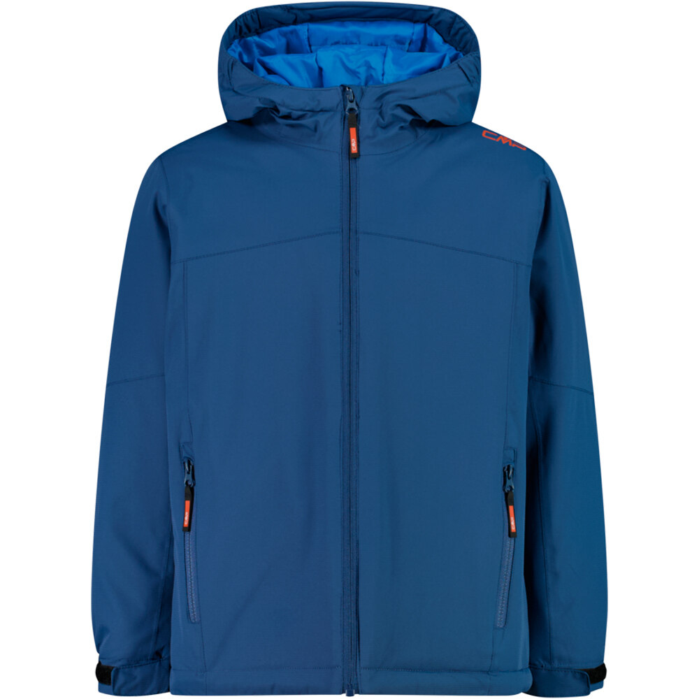 Cmp chaqueta impermeable niño KID JACKET FIX HOOD vista frontal