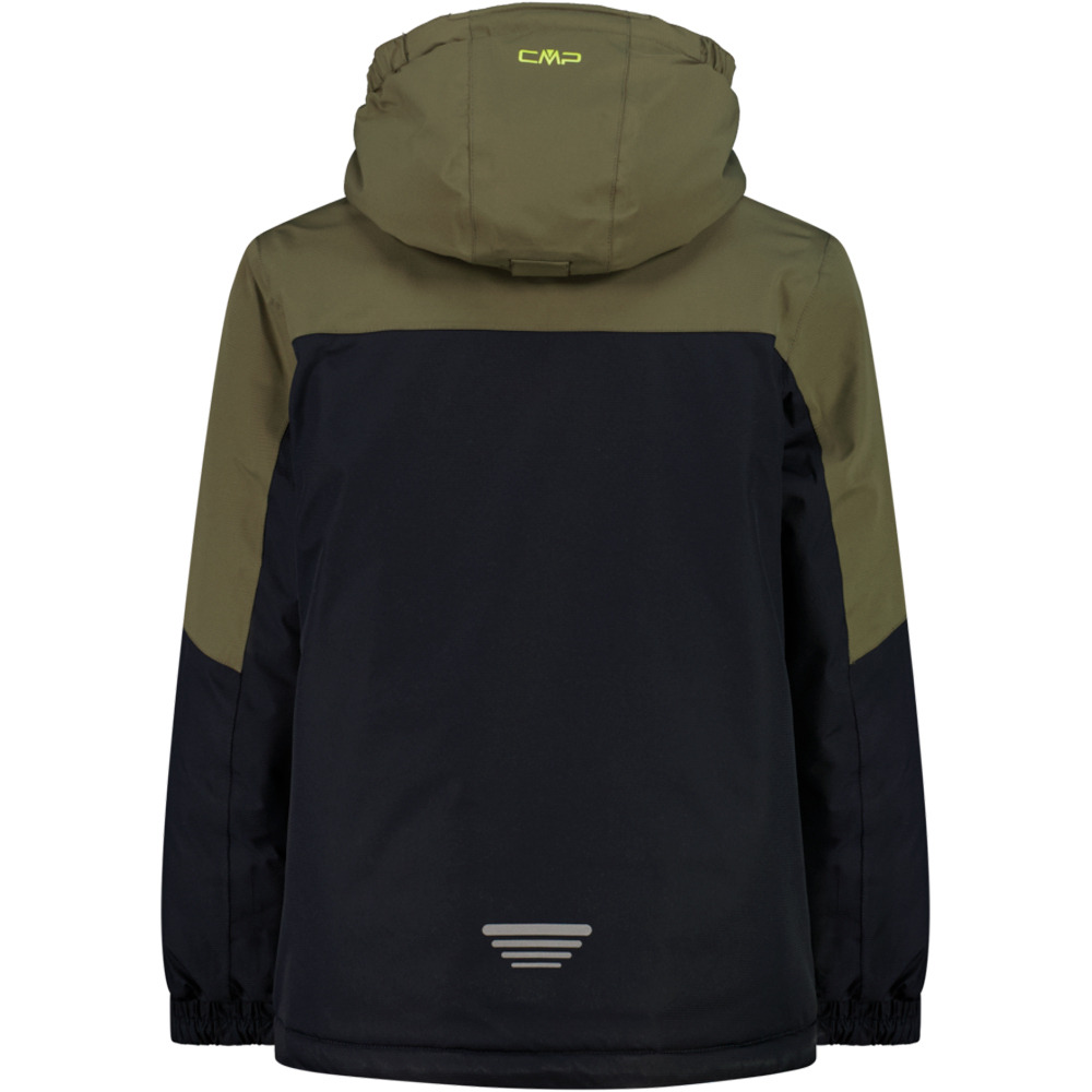 Cmp chaqueta impermeable niño KID JACKET FIX HOOD vista trasera