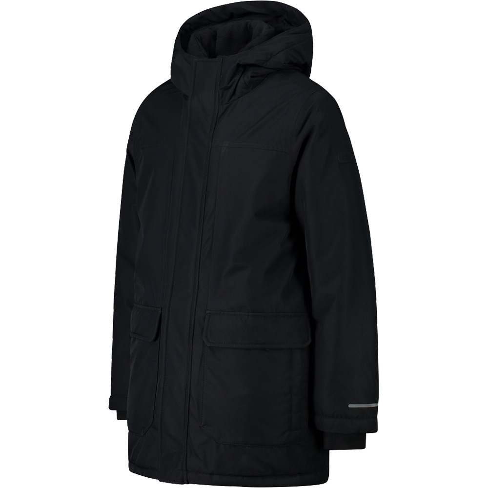 Cmp chaqueta impermeable niño KID JACKET LONG FIX HOOD vista detalle