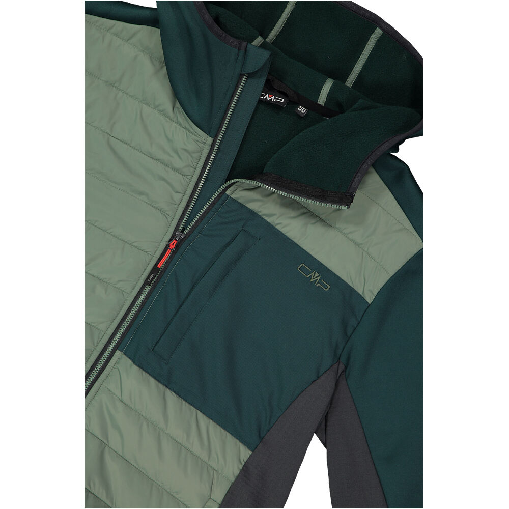 Cmp chaqueta outdoor hombre MAN HYBRID JACKET FIX HOOD 03