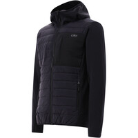 Cmp chaqueta outdoor hombre MAN HYBRID JACKET FIX HOOD vista detalle