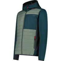 Cmp chaqueta outdoor hombre MAN HYBRID JACKET FIX HOOD vista detalle