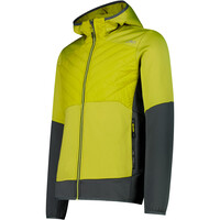 Cmp chaqueta outdoor hombre MAN HYBRID JACKET FIX HOOD vista detalle