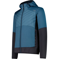 Cmp chaqueta outdoor hombre MAN HYBRID JACKET FIX HOOD vista detalle