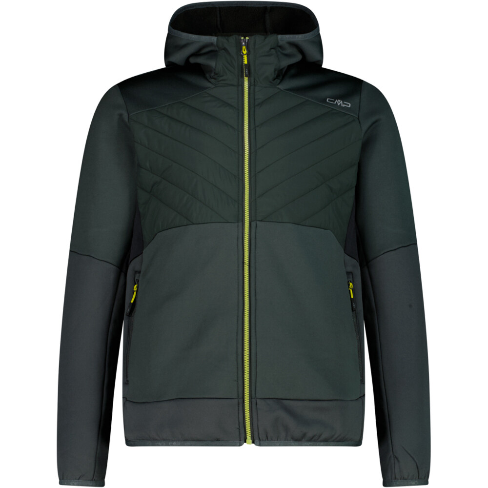 Cmp chaqueta outdoor hombre MAN HYBRID JACKET FIX HOOD vista frontal