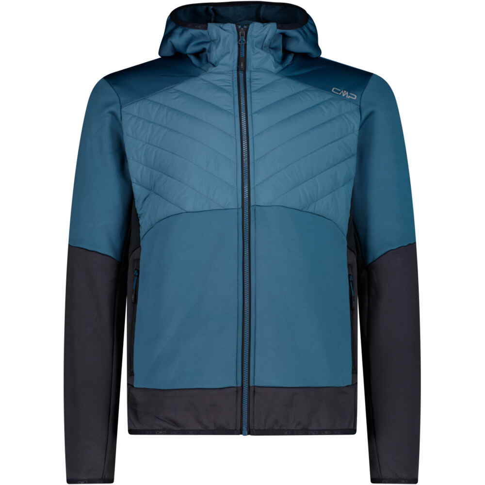 Cmp chaqueta outdoor hombre MAN HYBRID JACKET FIX HOOD vista frontal
