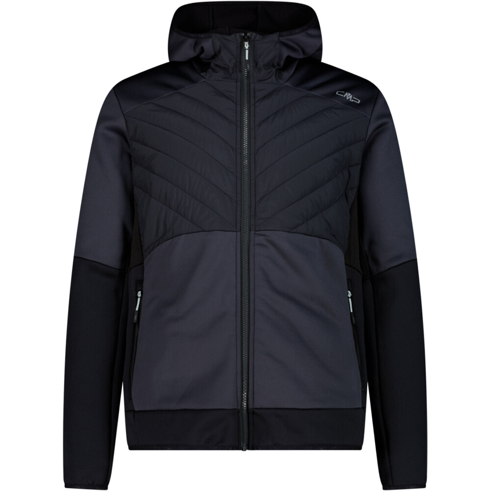 Cmp chaqueta outdoor hombre MAN HYBRID JACKET FIX HOOD vista frontal