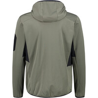 Cmp chaqueta outdoor hombre MAN HYBRID JACKET FIX HOOD vista trasera