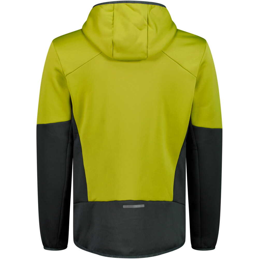 Cmp chaqueta outdoor hombre MAN HYBRID JACKET FIX HOOD vista trasera