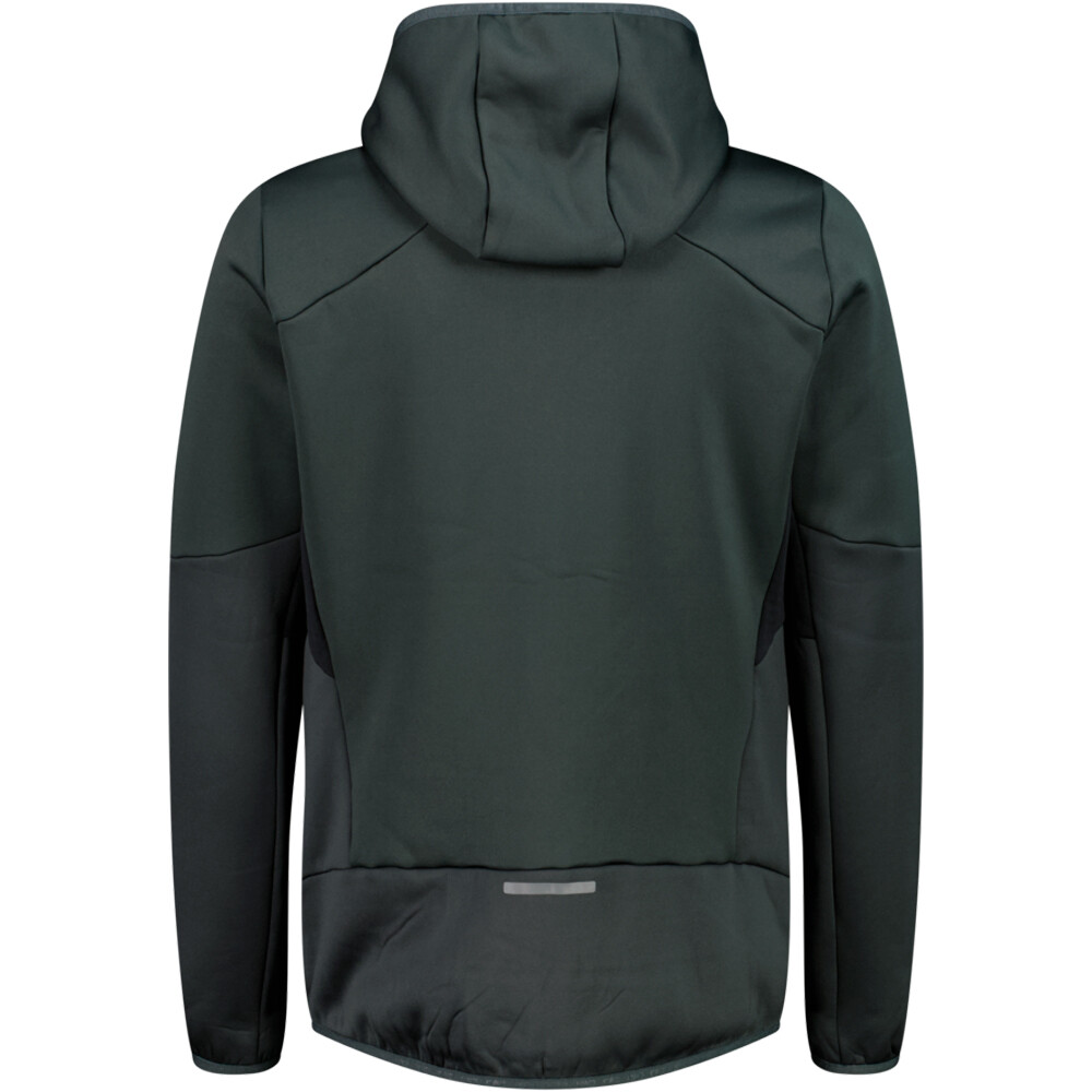 Cmp chaqueta outdoor hombre MAN HYBRID JACKET FIX HOOD vista trasera