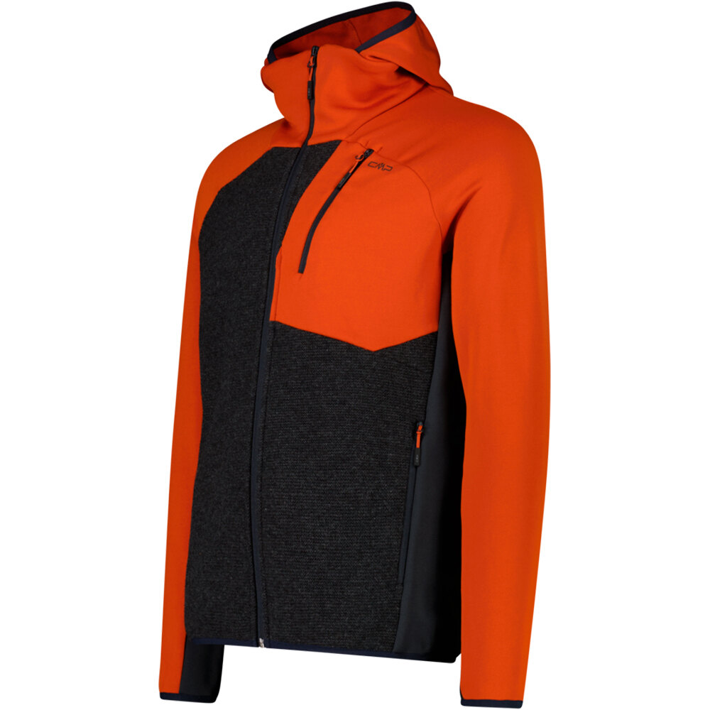 Cmp chaqueta outdoor hombre MAN JACKET FIX HOOD vista detalle