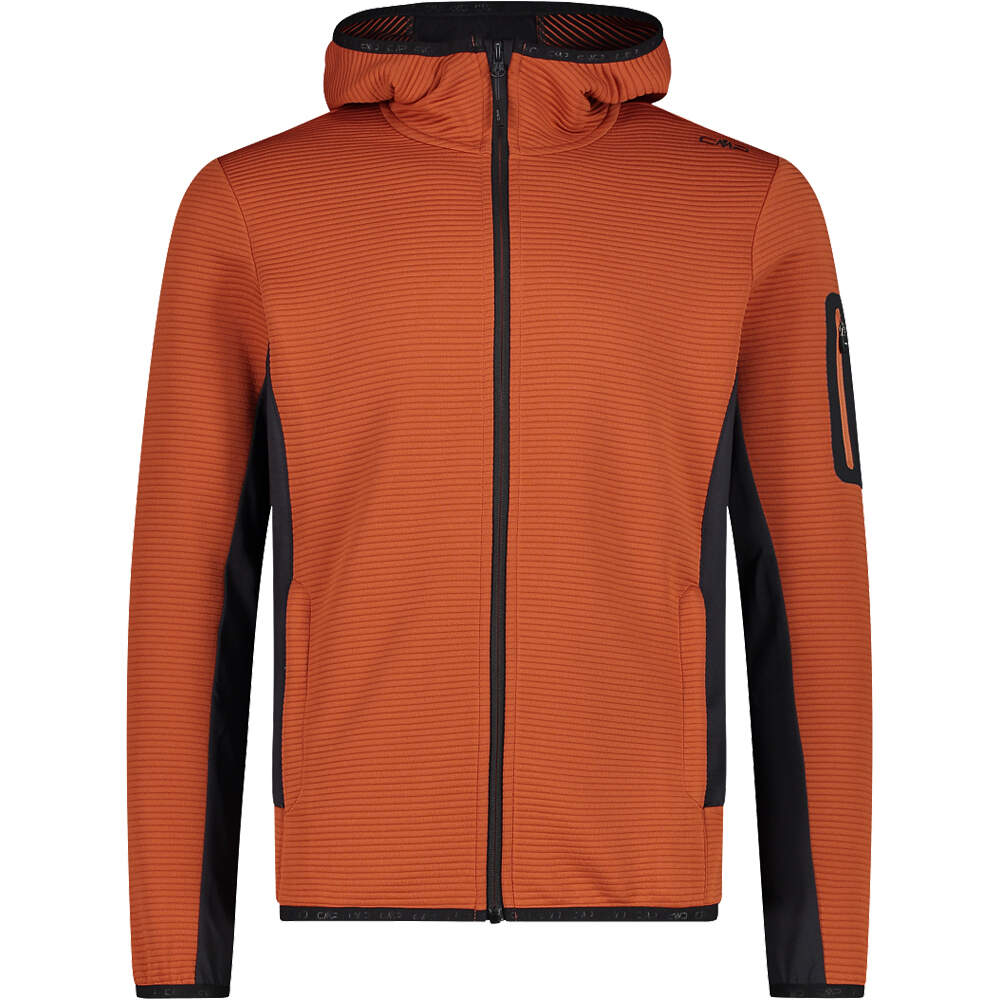 Cmp chaqueta outdoor hombre MAN JACKET FIX HOOD vista frontal