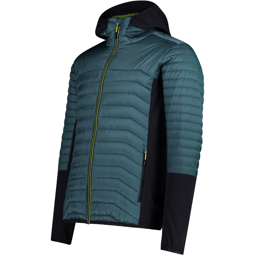 Cmp chaqueta outdoor hombre MAN JACKET HYBRID FIX HOOD vista detalle