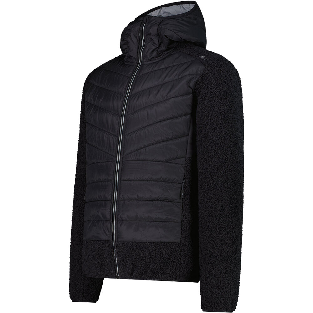 Cmp chaqueta outdoor hombre MAN JACKET HYBRID FIX HOOD vista detalle