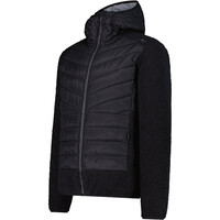 Cmp chaqueta outdoor hombre MAN JACKET HYBRID FIX HOOD vista detalle