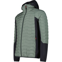 Cmp chaqueta outdoor hombre MAN JACKET HYBRID FIX HOOD vista detalle