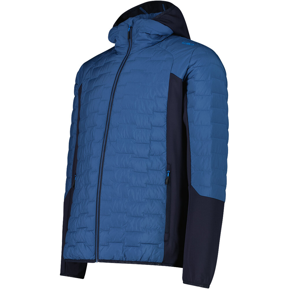 Cmp chaqueta outdoor hombre MAN JACKET HYBRID FIX HOOD vista detalle