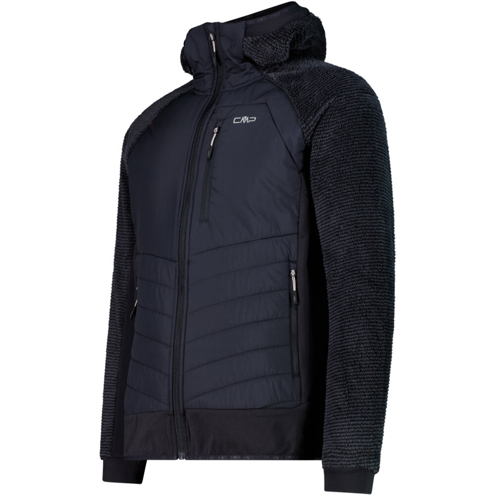 Cmp chaqueta outdoor hombre MAN JACKET HYBRID FIX HOOD vista detalle
