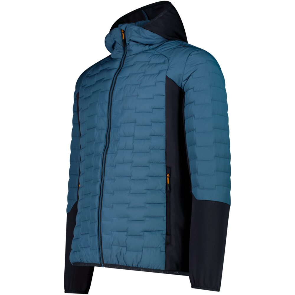 Cmp chaqueta outdoor hombre MAN JACKET HYBRID FIX HOOD vista detalle