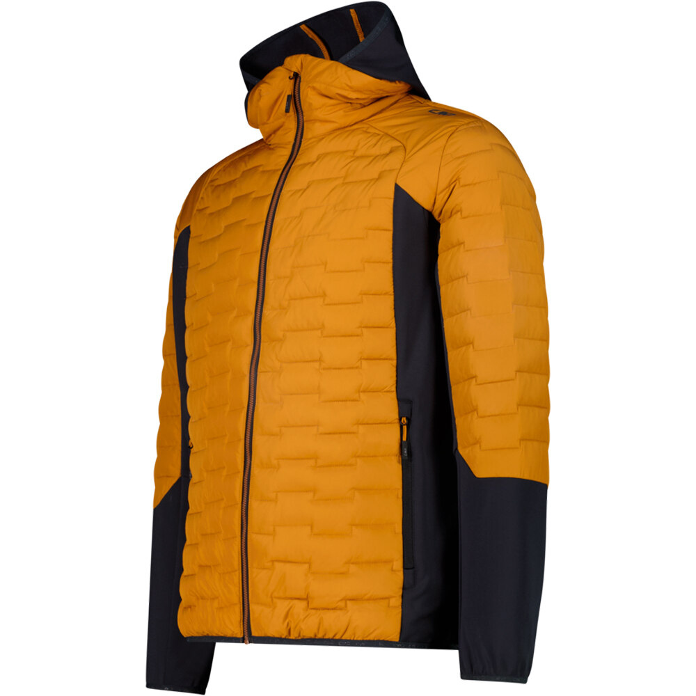 Cmp chaqueta outdoor hombre MAN JACKET HYBRID FIX HOOD vista detalle