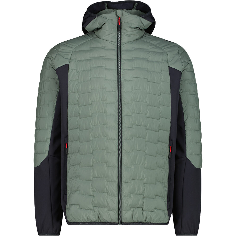 Cmp chaqueta outdoor hombre MAN JACKET HYBRID FIX HOOD vista frontal