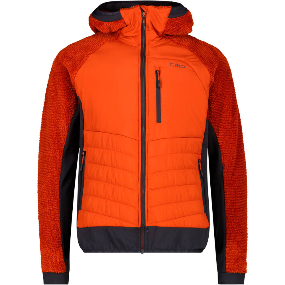 Cmp chaqueta outdoor hombre MAN JACKET HYBRID FIX HOOD vista frontal