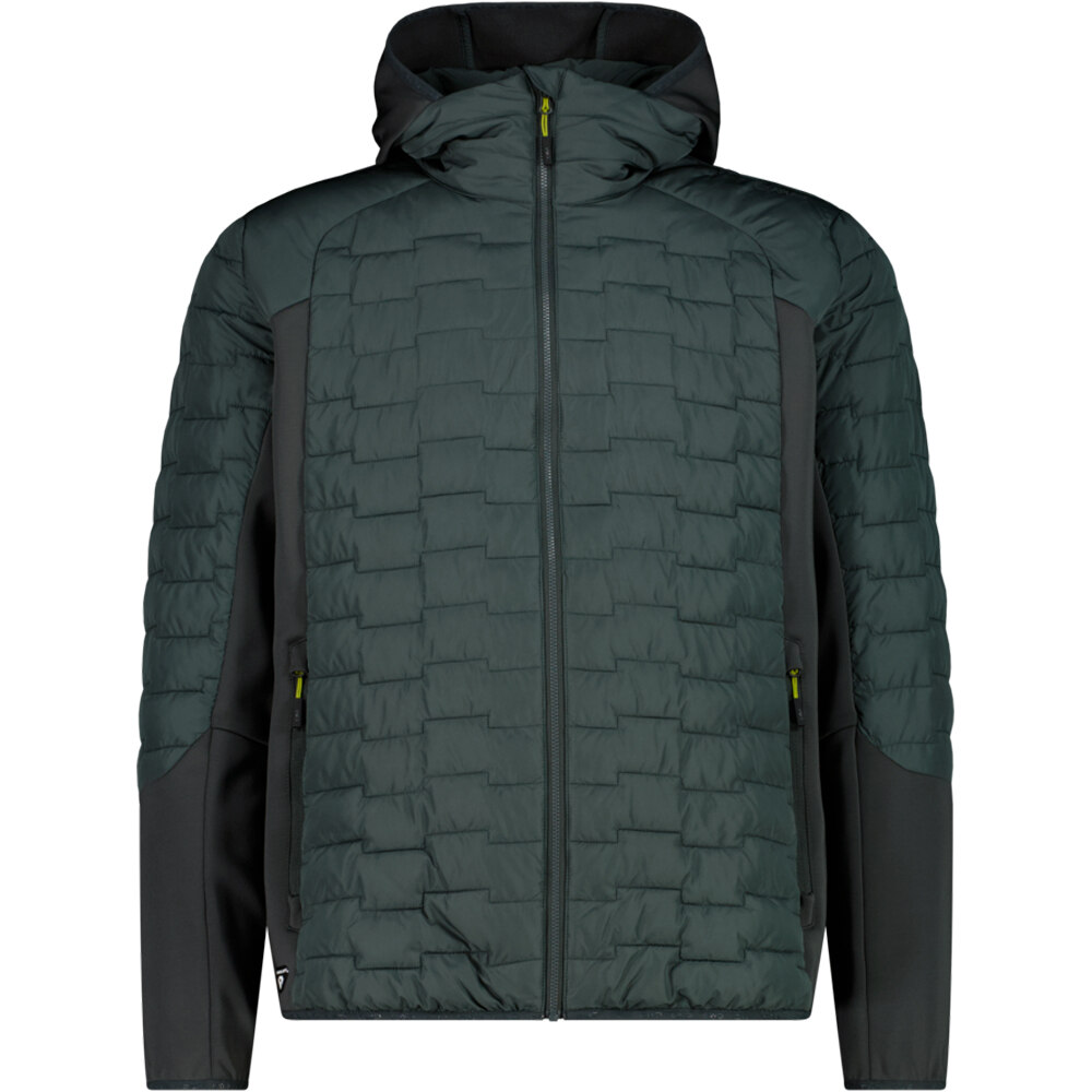 Cmp chaqueta outdoor hombre MAN JACKET HYBRID FIX HOOD vista frontal