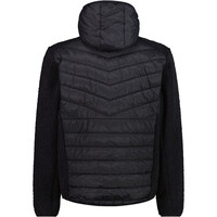 Cmp chaqueta outdoor hombre MAN JACKET HYBRID FIX HOOD vista trasera