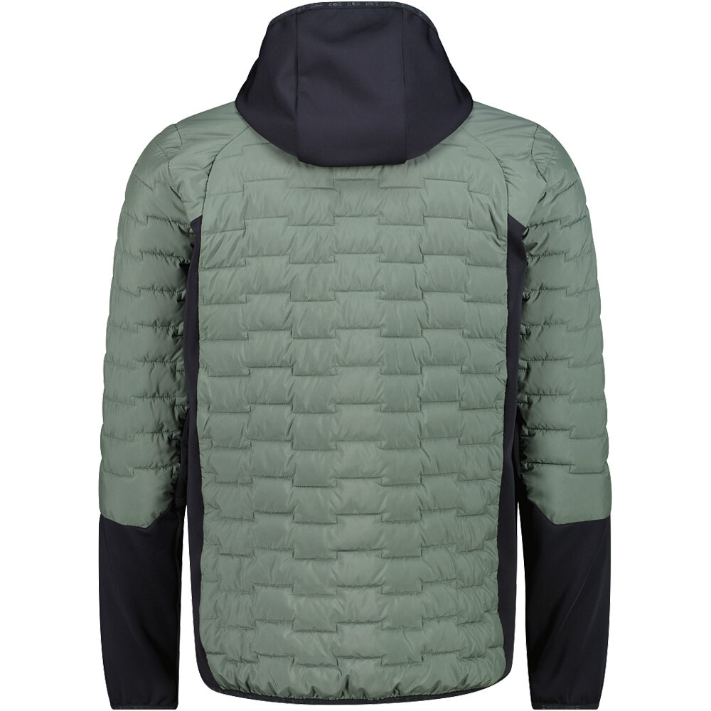 Cmp chaqueta outdoor hombre MAN JACKET HYBRID FIX HOOD vista trasera