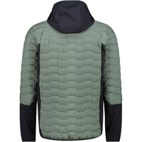 Cmp chaqueta outdoor hombre MAN JACKET HYBRID FIX HOOD vista trasera