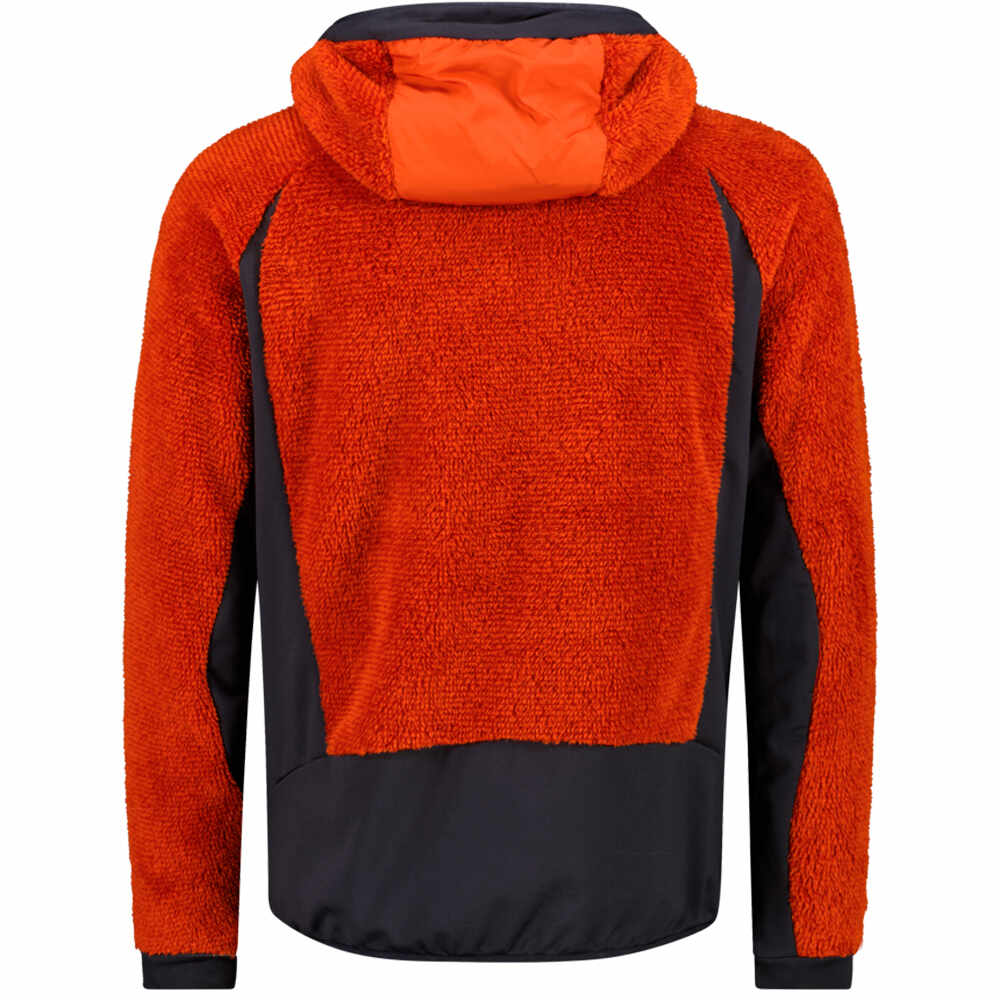 Cmp chaqueta outdoor hombre MAN JACKET HYBRID FIX HOOD vista trasera