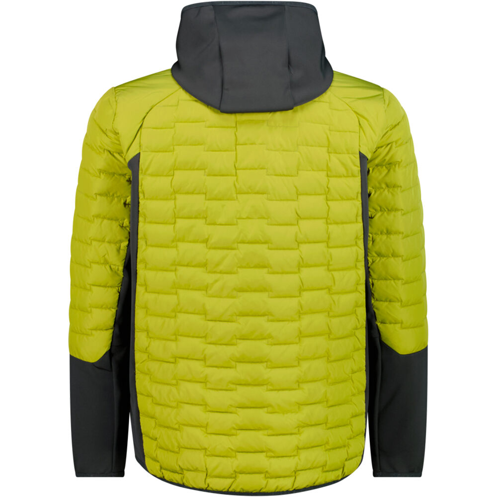 Cmp chaqueta outdoor hombre MAN JACKET HYBRID FIX HOOD vista trasera