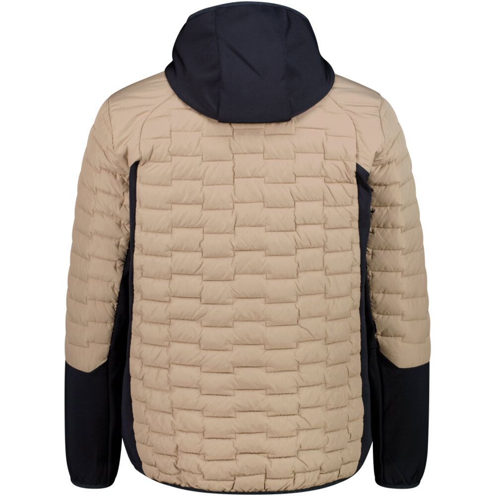 Cmp chaqueta outdoor hombre MAN JACKET HYBRID FIX HOOD vista trasera